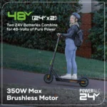 48V (24V x 2) STEALTH Series Electric Scooter - Image 3