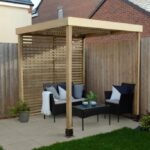 Modular Garden Pergola with 1 Side Panel Pack