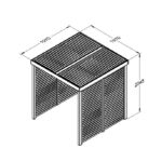 Modular Garden Pergola with 3 Side Panel Pack - Image 2