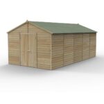 20 x 10 Beckwood Apex Shed with Double Doors (Windowless) - Image 2