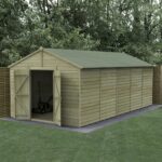 20 x 10 Beckwood Apex Shed with Double Doors (Windowless)
