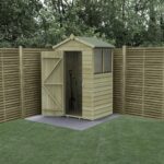 4 x 3 Beckwood Apex Shed with 2 Windows