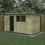 10 x 6 Beckwood Pent Shed with 2 Windows