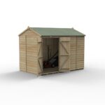 10 x 6 Beckwood Reverse Apex Shed with Double Doors (Windowless) - Image 2