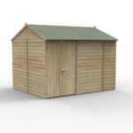 10 x 8 Beckwood Reverse Apex Shed with Double Doors (Windowless) - Image 2