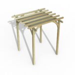 Ultima 2.4 x 2.4m Garden Pergola with Canopy - Image 2